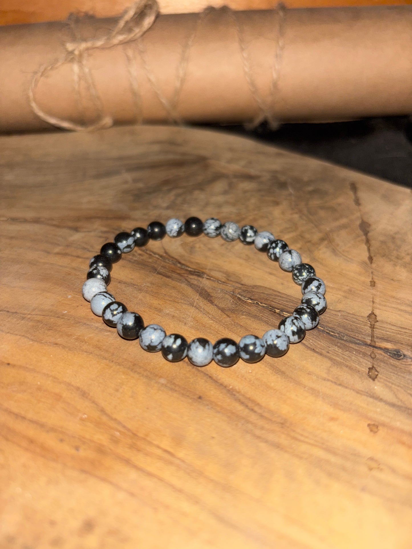 Obsidienne flocon de neige