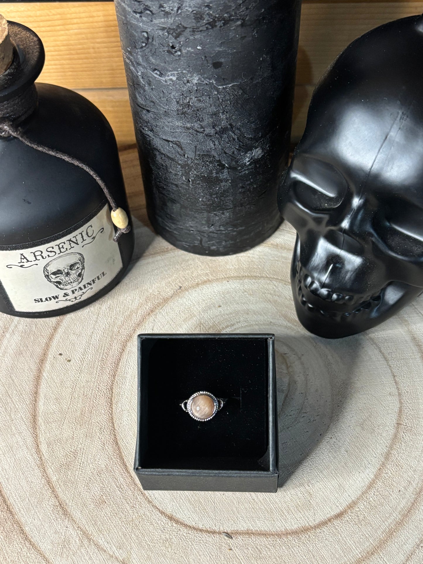 Bague pierre de soleil