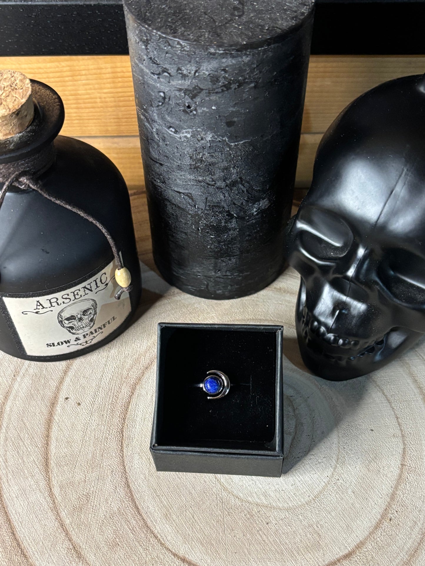Bague Lune Lapis-Lazuli