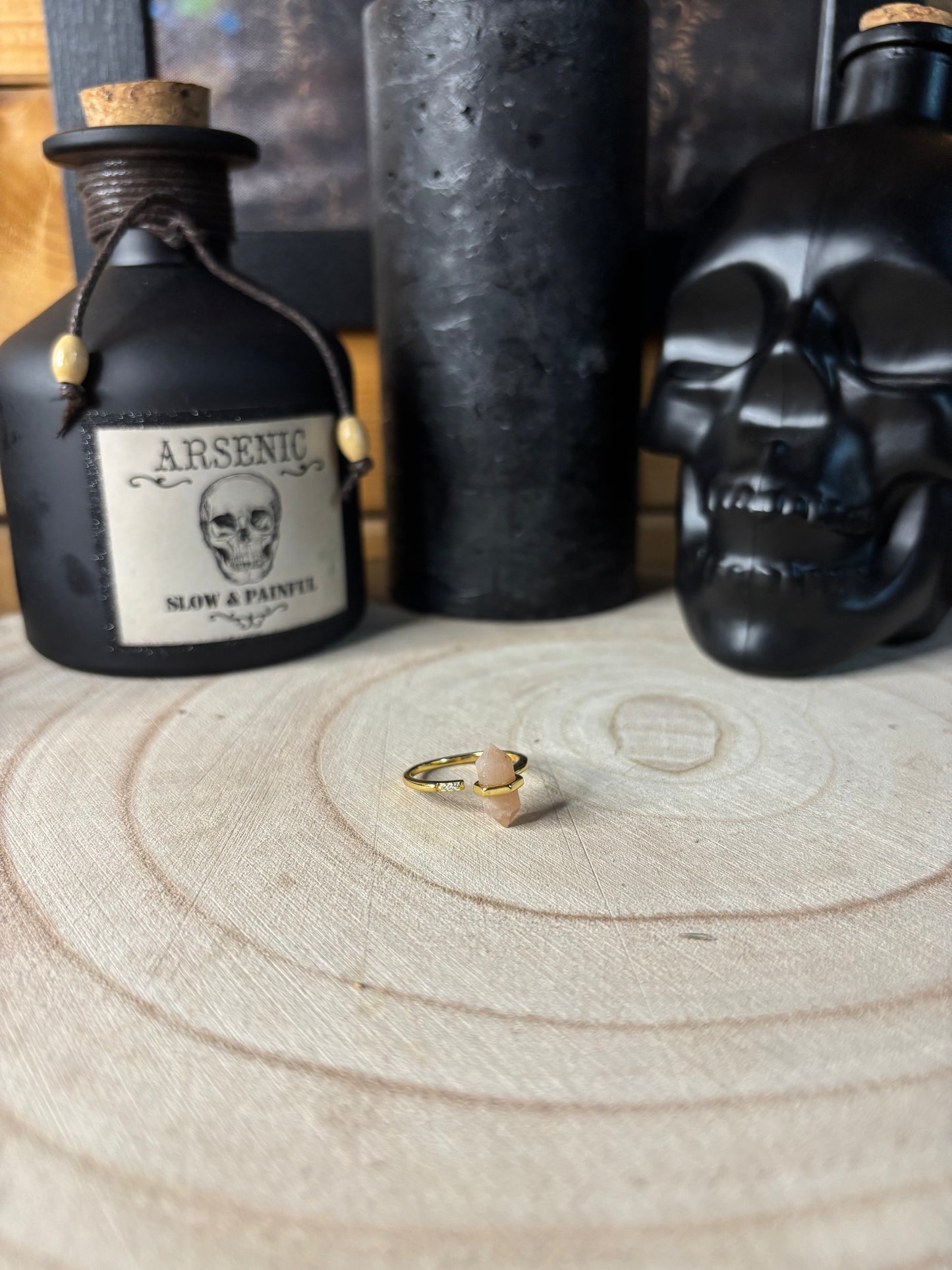 Bague or Pierre de Soleil