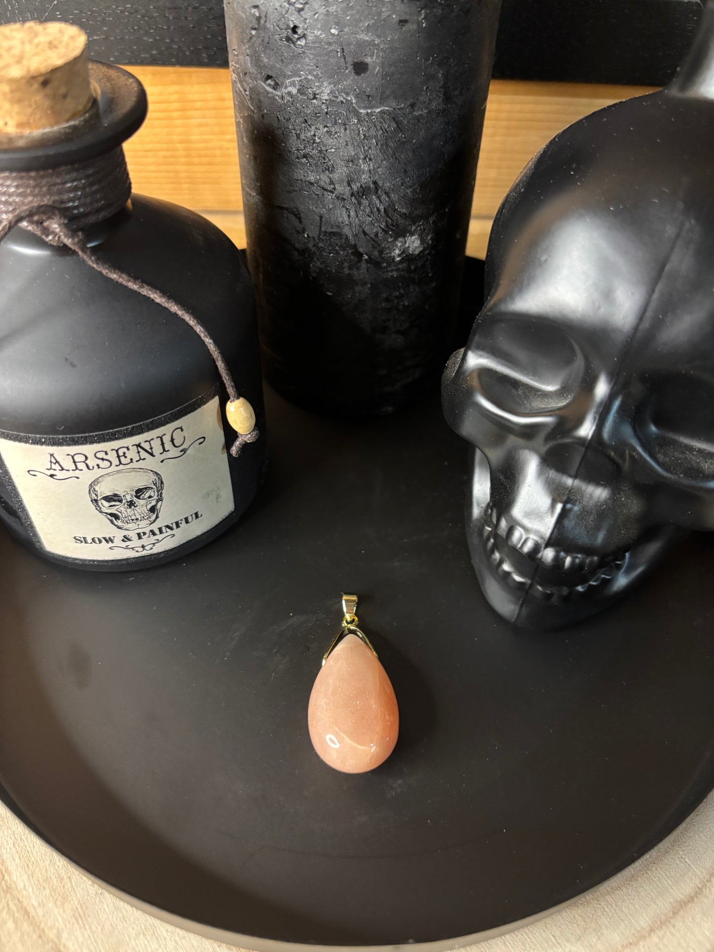 Pendentif Goutte Pierre de Soleil