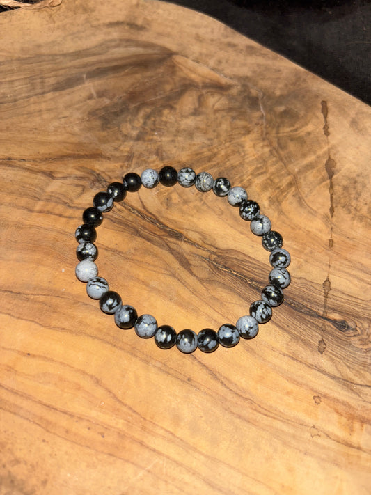 Obsidienne flocon de neige