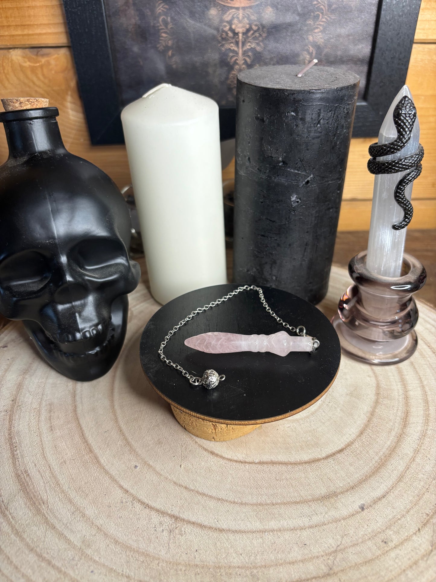 Pendule Thot Quartz Rose