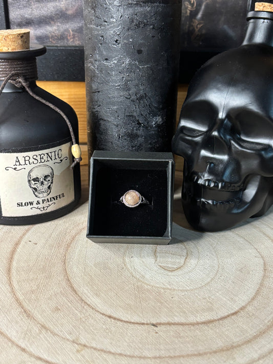 Bague pierre de soleil