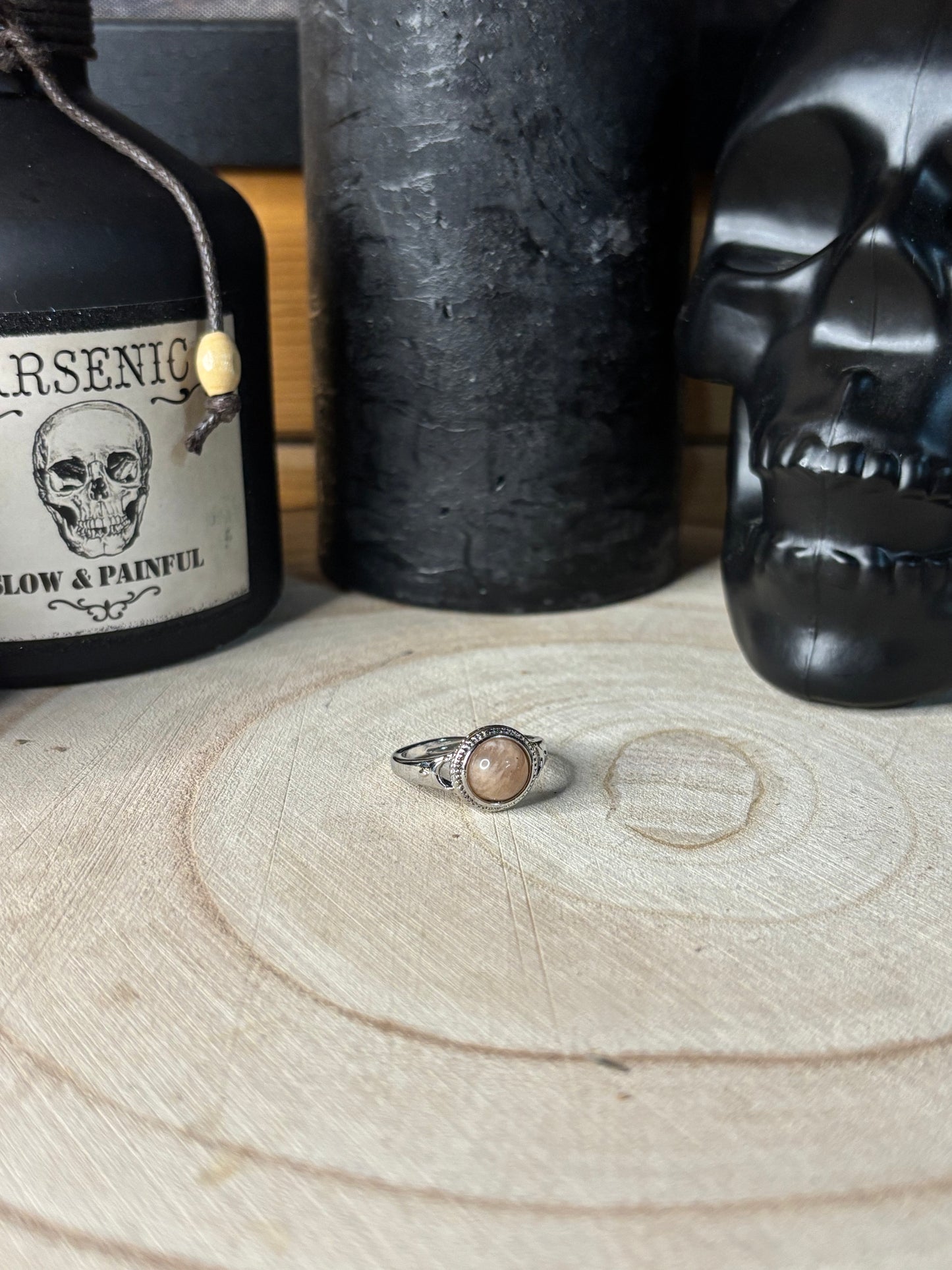 Bague pierre de soleil