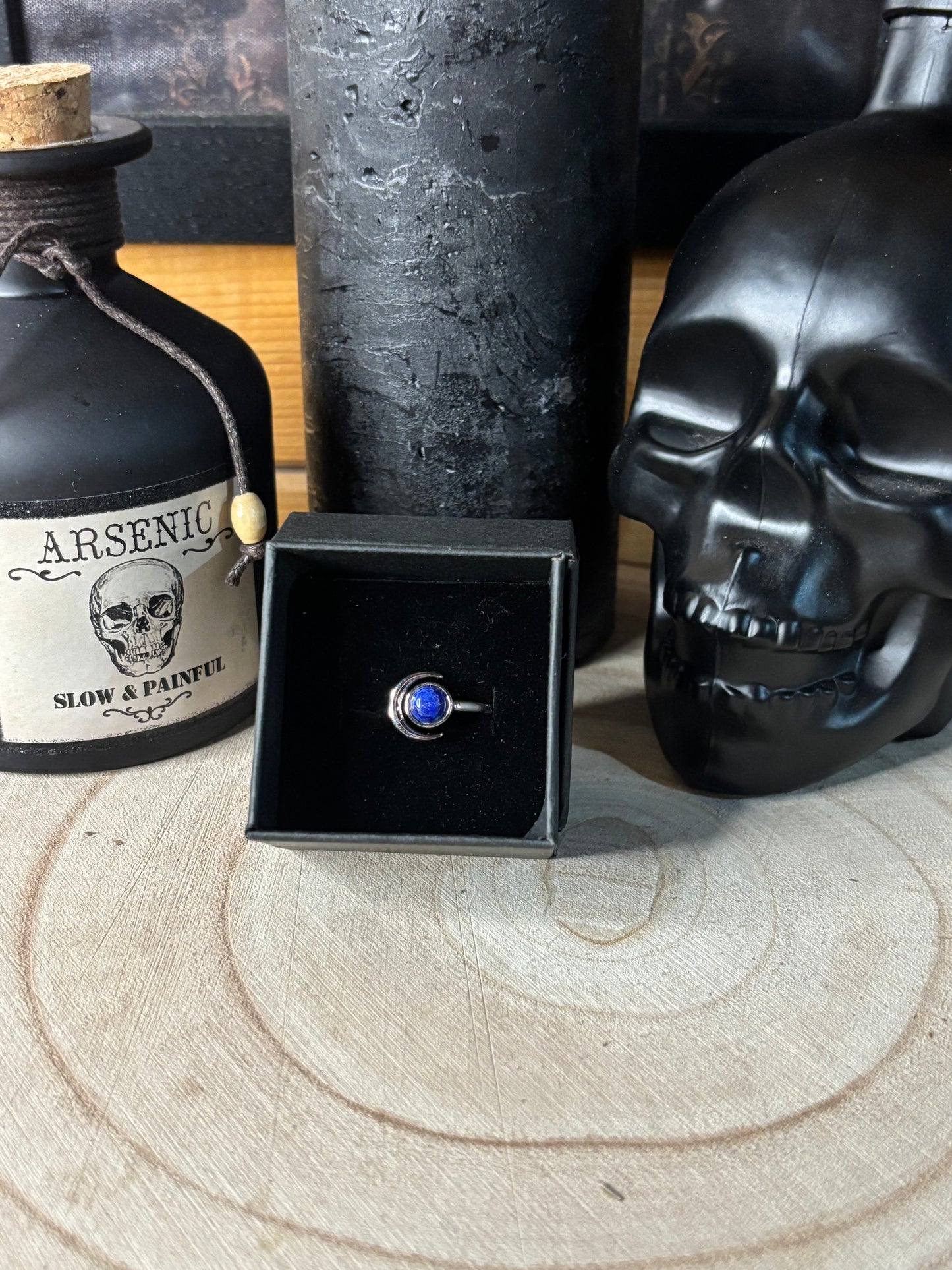 Bague Lune Lapis-Lazuli