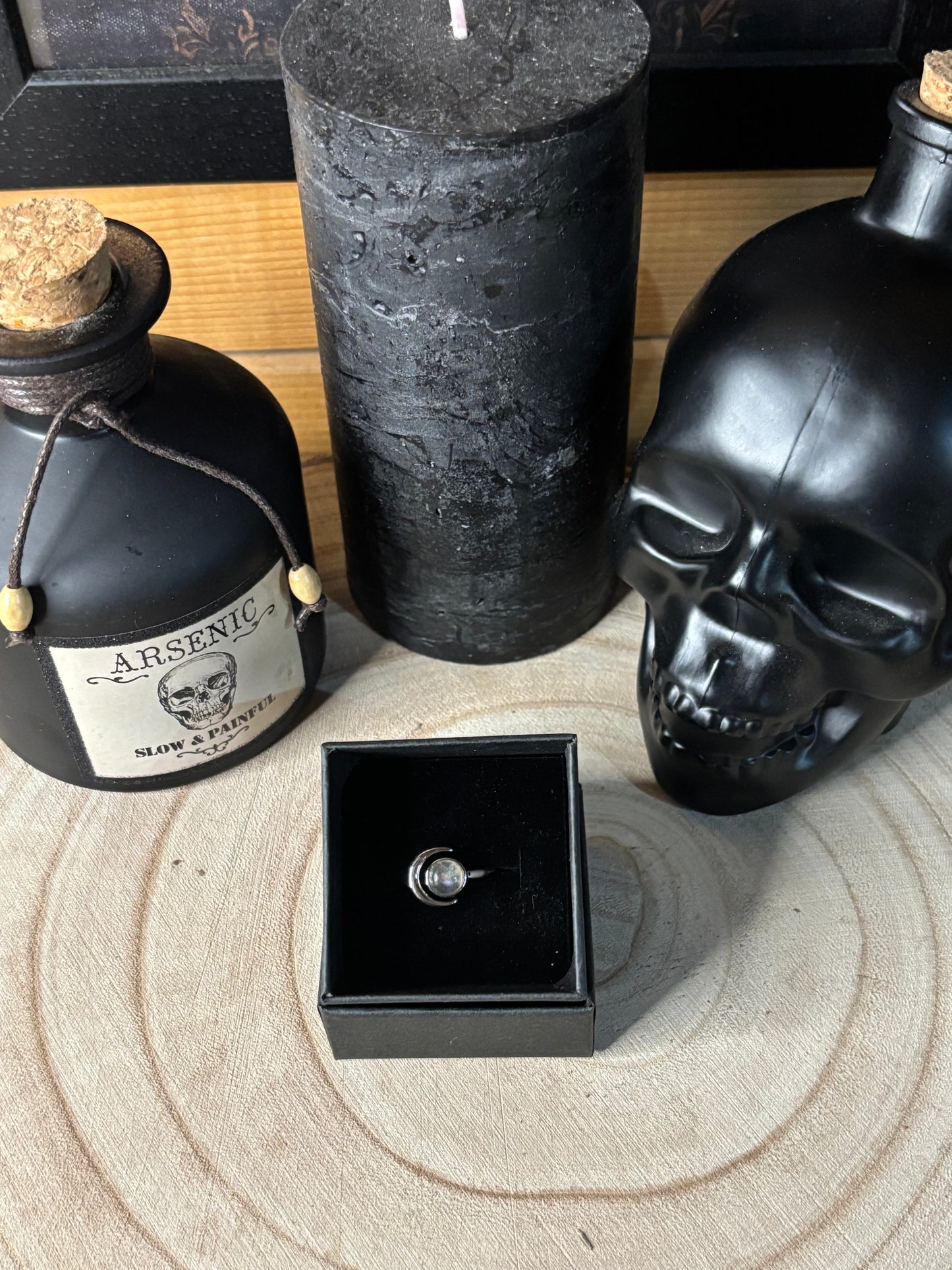 Bague Lune Labradorite