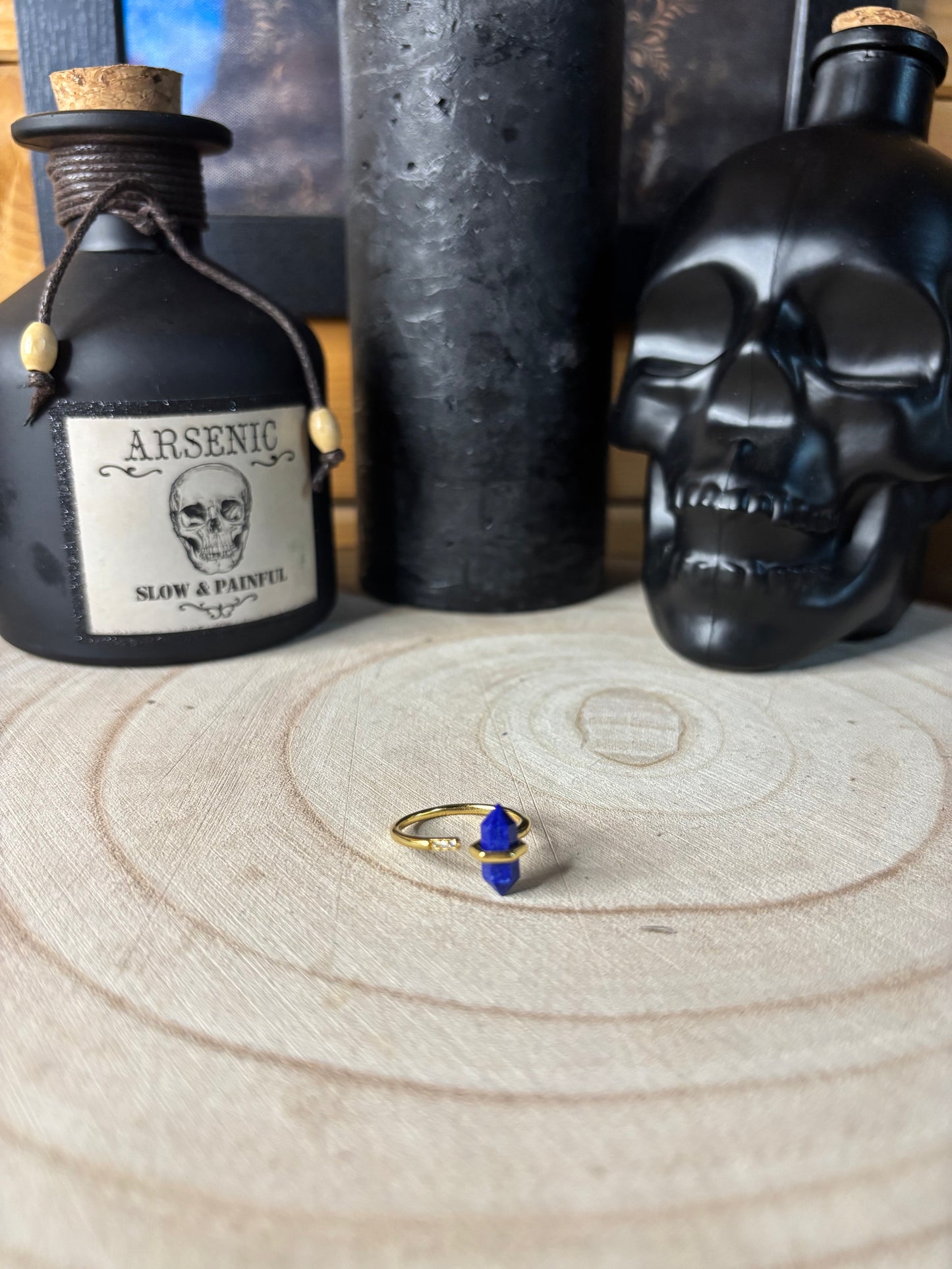 Bague  or Lapis-Lazuli