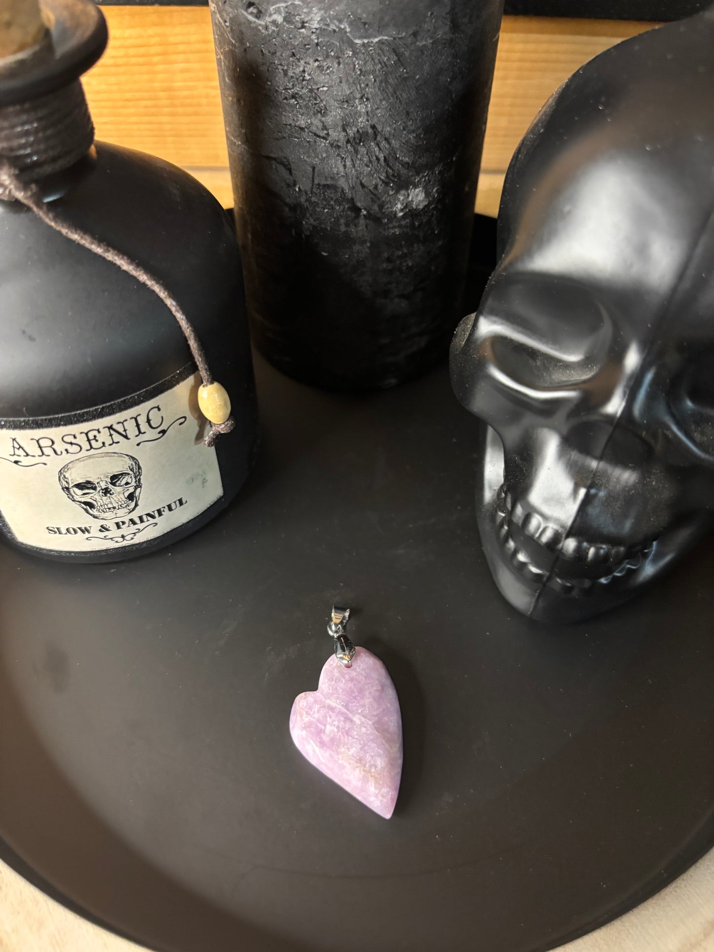Pendentif Cœur Lépidolite
