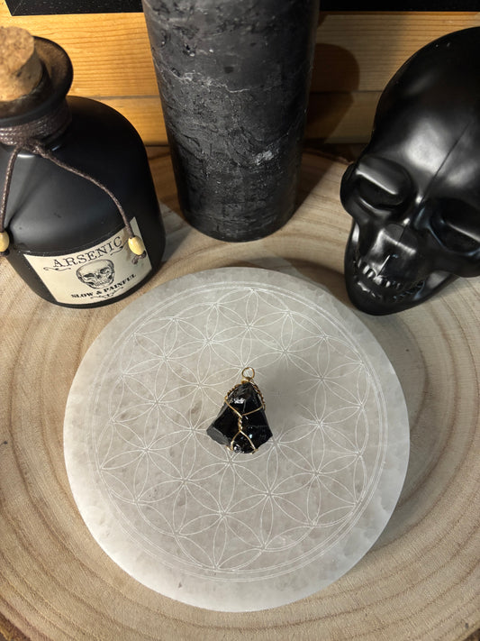 Pendentif brut onyx