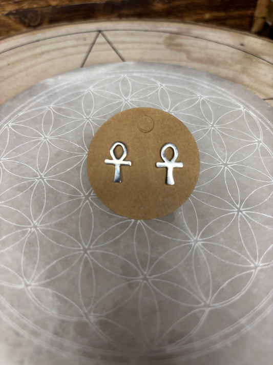 Boucle d'oreille Croix d'Ankh (Croix d'égypte)