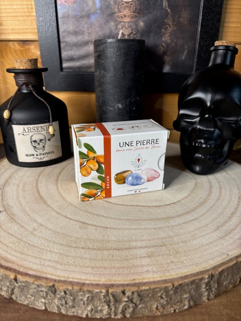 Savon Argan avec Pierre au centre